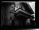 [Pointed-Arch Windows and Balcony Trim of Gothic Revival House], Walker Evans  American, Film negative