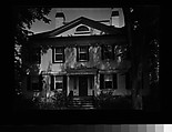 [Greek Revival House with Relief Scrollwork on Entry Porch, Salem, Massachusetts], Walker Evans  American, Film negative