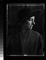 [Jane Evans Brewer], Walker Evans  American, Film negative