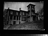 [Wooden Italianate Revival House with Simple-Hipped Roof, Somerville, Massachusetts], Walker Evans  American, Film negative