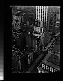 [Cityscape with "Step-Back" Building, From High Elevation, New York City], Walker Evans  American, Film negative
