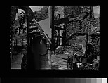 [Fire Ruins, Scarborough, New York], Walker Evans  American, Film negative