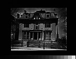 [Second Empire House with Bell-Shaped Dormer in Pediment, Cambridge, Massachusetts], Walker Evans  American, Film negative
