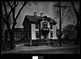 [Italianate Revival House with Gable Window, Waltham, Massachusetts], Walker Evans  American, Film negative