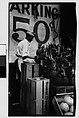 [Worker Unloading Pineapples from Crates, New York City], Walker Evans  American, Film negative