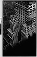 [Partial View of Chrysler Building, From Roof of Chanin Building, New York City], Walker Evans  American, Film negative