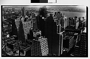 [Cityscape with Step-Back Buildings, New York City], Walker Evans  American, Film negative