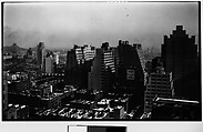 [Cityscape with Step-Back Buildings, New York City], Walker Evans  American, Film negative