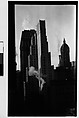 [Cityscape with Step-Back Building, New York City], Walker Evans  American, Film negative