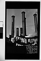 [Clotheslines and Smokestacks], Walker Evans  American, Film negative