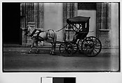 [Horse-Drawn Covered Carriage, Havana], Walker Evans  American, Film negative