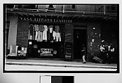 [Clothing Shopfront Façade, Havana], Walker Evans  American, Film negative