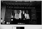 [Detail of Clothing Shopfront, Havana], Walker Evans  American, Film negative