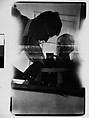 [Self-Portrait with Camera and Hanns Skolle in Mirror], Walker Evans  American, Film negative