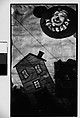 [Coney Island Funhouse Entrance Sign, New York], Walker Evans  American, Film negative