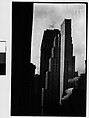 [Cityscape with Step-Back Buildings, New York City], Walker Evans  American, Film negative