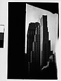 [Cityscape with Step-Back Buildings, New York City], Walker Evans  American, Film negative