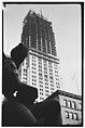 [High-Rise Building Under Construction and Columbus Circle Sculpture, New York City], Walker Evans  American, Film negative