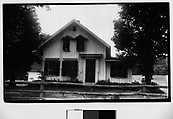 [Folk Victorian Cottage], Walker Evans  American, Film negative
