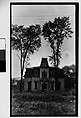 [Second Empire House with Quoins], Walker Evans  American, Film negative