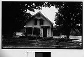 [Folk Victorian Cottage], Walker Evans  American, Film negative