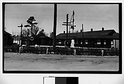 [Railroad Depot, Yemassee, South Carolina], Walker Evans  American, Film negative
