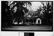 [Wooden House with Porch, Southeastern U.S.], Walker Evans  American, Film negative