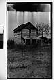 [Photographic Print of Log Cabin, Southeastern U.S.], Walker Evans  American, Film negative