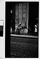 [Man on Crutches on Street, Havana], Walker Evans  American, Film negative