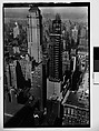 [Lefcourt Colonial Building Construction Site, from Roof of Chanin Building?, New York City], Walker Evans  American, Film negative