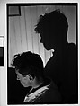 [Paul Grotz in Front of Shadow Silhouette (Left Profile), Darien, Connecticut], Walker Evans  American, Film negative