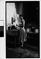 [Woman Preparing Pineapples in Kitchen Courtyard, Havana], Walker Evans  American, Film negative