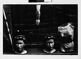 [Two 35mm Film Frames: Window Ledge Display on Street of Wax Votive Candle and Statuettes, New York City], Walker Evans (American, St. Louis, Missouri 1903–1975 New Haven, Connecticut), Film negative