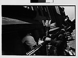[Two 35mm Film Frames: Broom Vendor in Front of Grocery Store, New York City], Walker Evans (American, St. Louis, Missouri 1903–1975 New Haven, Connecticut), Film negative