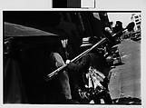 [Two 35mm Film Frames: Broom Vendor in Front of Grocery Store, New York City], Walker Evans (American, St. Louis, Missouri 1903–1975 New Haven, Connecticut), Film negative