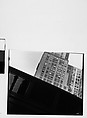 [Three 35mm Film Frames: Woman in Fur Collar Next to Elevated Train Steps, Sixth Avenue at Forty-Second Street, New York City;  Partial View of Passing Bus in Front of High-Rise Building, New York City; Outdoor Shop Display of Mushrooms and Leeks in Baskets, New York City], Walker Evans (American, St. Louis, Missouri 1903–1975 New Haven, Connecticut), Film negative