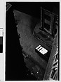 [Three 35mm Film Frames: View from Window of Corner Building and Cobblestone Street, Brooklyn?, New York], Walker Evans (American, St. Louis, Missouri 1903–1975 New Haven, Connecticut), Film negative