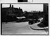 [Two 35mm Film Frames: Main Street with Parked Cars and Italianate Clocktower], Walker Evans (American, St. Louis, Missouri 1903–1975 New Haven, Connecticut), Film negative
