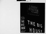 [Three 35mm Film Frames: Neon Signs at Night for Lucky Strike Cigarettes and 