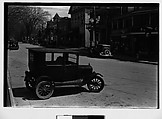 [Three 35mm Film Frames: Saake's Drugstore, Probably Millerton, New York; Partial View of Farm Buildings and Street, New York State; Parked Car on Main Street, New York State], Walker Evans (American, St. Louis, Missouri 1903–1975 New Haven, Connecticut), Film negative