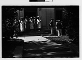 [Two 35mm Film Frames: People Leaving Church, Probably Vicinity Danbury, Connecticut], Walker Evans (American, St. Louis, Missouri 1903–1975 New Haven, Connecticut), Film negative