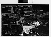 [Two 35mm Film Frames: Women Seated at Outdoor Table with Tennis Court in Distance at Country Club?], Walker Evans (American, St. Louis, Missouri 1903–1975 New Haven, Connecticut), Film negative