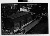 [Two 35mm Film Frames: Houses, Backyard and Clothesline, School Children and Parked Car on Street, Ossining, New York], Walker Evans (American, St. Louis, Missouri 1903–1975 New Haven, Connecticut), Film negative