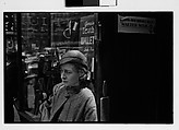 [Two 35mm Film Frames: Bystanders Outside Leather Goods Store, New York City?], Walker Evans (American, St. Louis, Missouri 1903–1975 New Haven, Connecticut), Film negative