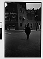 [Two 35mm Film Frames: Man in Bowler on Cobblestone Street, From Behind, New York City], Walker Evans (American, St. Louis, Missouri 1903–1975 New Haven, Connecticut), Film negative