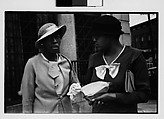 [Two 35mm Film Frames: Two Women on Street, Ossining, New York], Walker Evans (American, St. Louis, Missouri 1903–1975 New Haven, Connecticut), Film negative