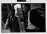 [Two 35mm Film Frames: Two Men on Sidewalk, Ossining, New York], Walker Evans (American, St. Louis, Missouri 1903–1975 New Haven, Connecticut), Film negative