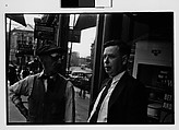 [Two 35mm Film Frames: Two Men on Sidewalk, Ossining, New York], Walker Evans (American, St. Louis, Missouri 1903–1975 New Haven, Connecticut), Film negative