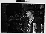 [Two 35mm Film Frames: Old Woman Outside Main Street Grocery Store, Ossining, New York], Walker Evans (American, St. Louis, Missouri 1903–1975 New Haven, Connecticut), Film negative