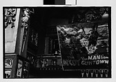 [Five 35mm Film Frames: Theater Lobby and Posters, Double Feature Movie Posters "The Man from Guntown" and "I Hate Women", Boxing Poster, Pennsylvania], Walker Evans (American, St. Louis, Missouri 1903–1975 New Haven, Connecticut), Film negative